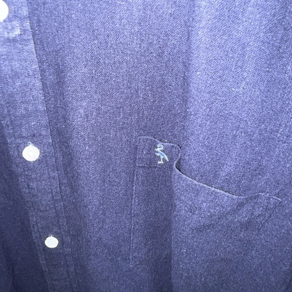 Tailorbyrd Men's Blue Button Up Short Sleeve XL - Picture 3 of 7